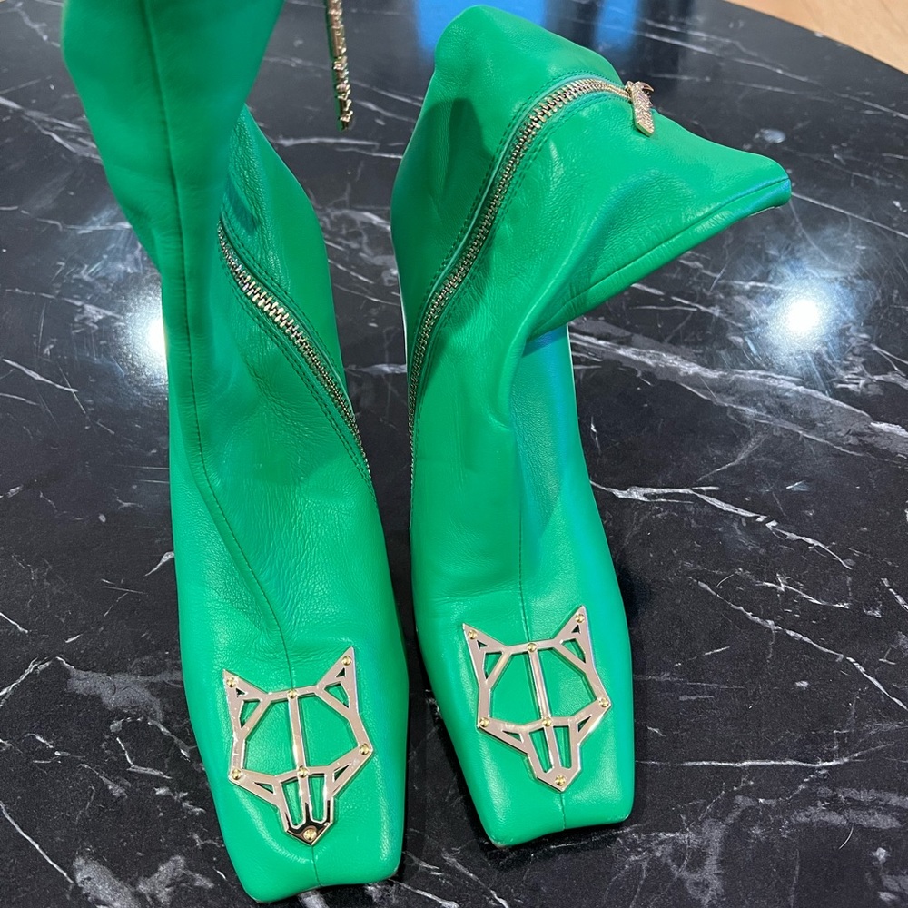 Green Naked wolfe booties